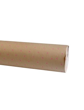 LLUVIA ROSADO BOBINAS KRAFT 75gr x 435mm T/C / 50MTS 